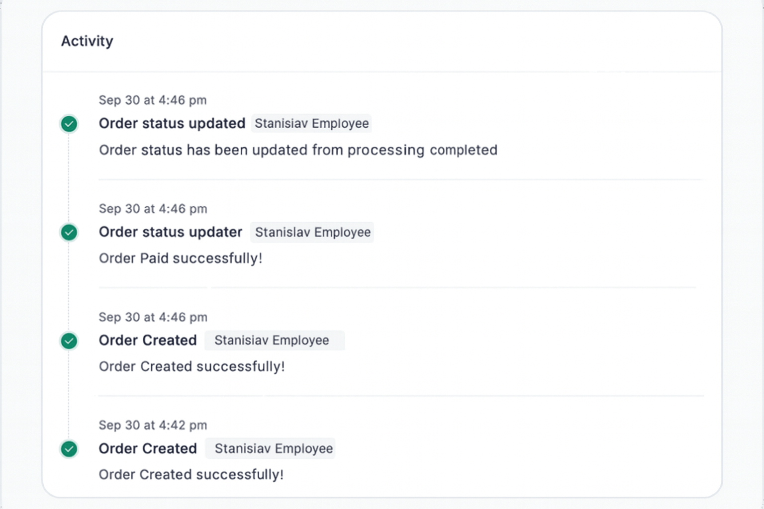 Realtime store analytics